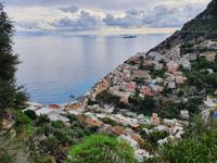 Italien, Amalfiküste, Götterweg, Abstieg nach Positano