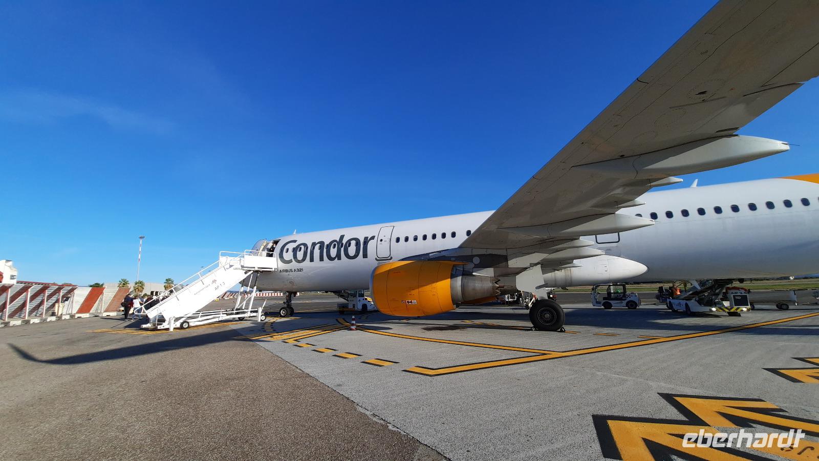 Rundreise Süd-Italien - Ankunft mit Condor