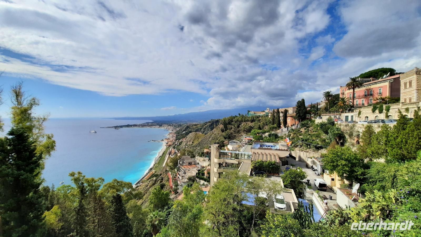 Rundreise Süd-Italien - Sizilien-Ausflug nach Taormina mit Blick zum Ätna