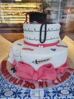 Italien, Amalfiküste, Minori, Marzipantorte im Cafe Gambardella