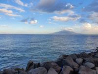 Italien, Sorrent, Blick zum Vesuv