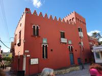 Italien, Insel Capri, Anacapri, rotes Haus