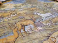 Italien, Insel Capri, Anacapri, Kirche S.Michele, Fussbodenmosaik