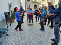 Italien, Insel Capri, Anacapri, Capresetorte zum Probieren