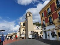 Italien, Insel Capri, Campanile an der Piazetta