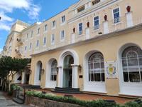 Italien, Insel Capri, Hotel Quisisana schon geschlossen