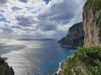 Italien, Insel Capri, Blick zur Marina Piccolo