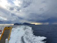 Italien, Fährrückfahrt von Capri nach Sorrent