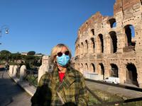 Agnieszka am Kolosseum