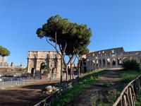 Konstantinbogen und Kolosseum