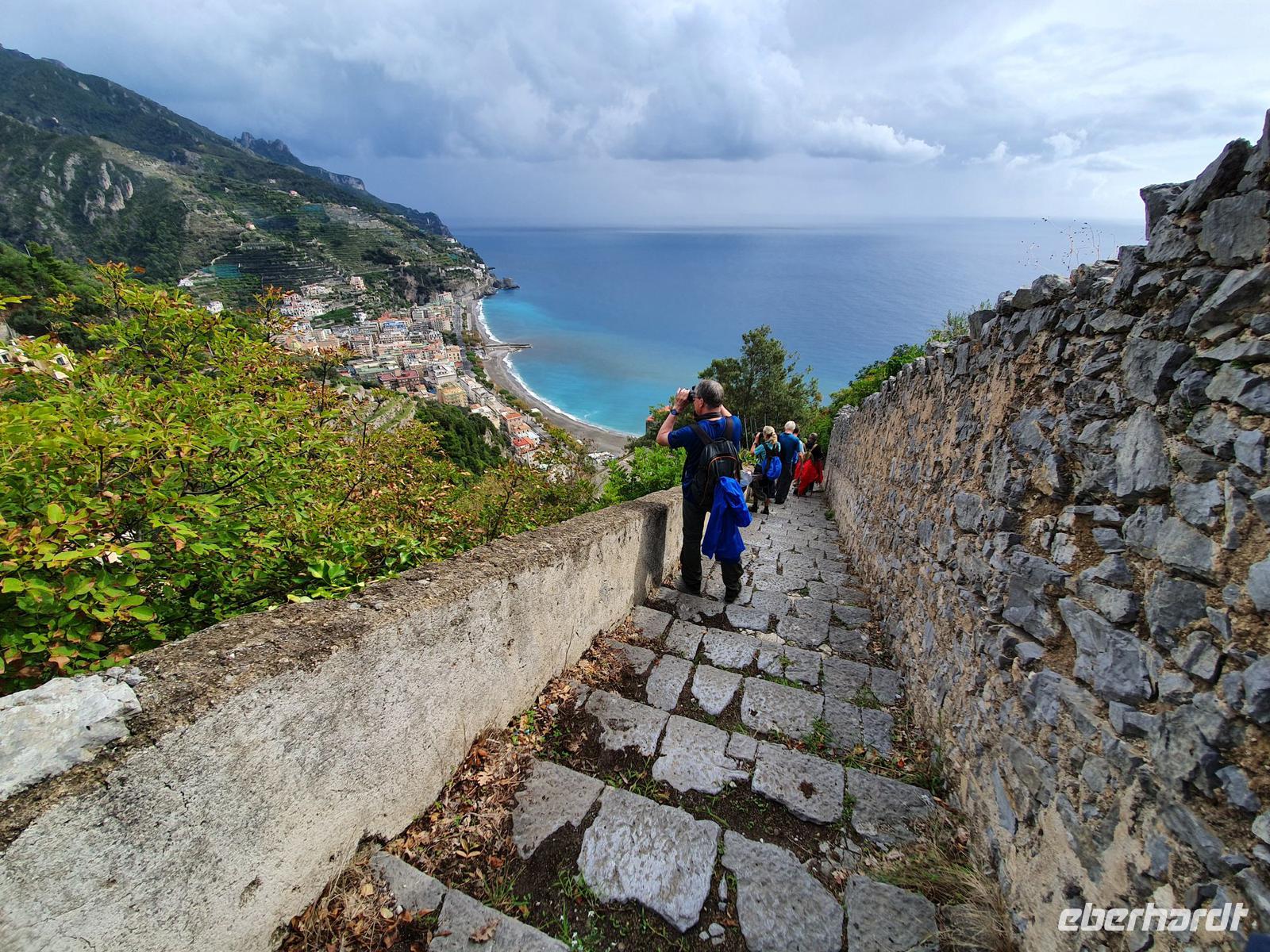 Italien, Amalfiküste, Blick auf Maiori