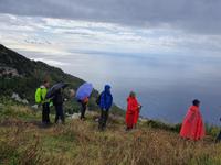 Italien, Amalfiküste, Regen am Götterweg