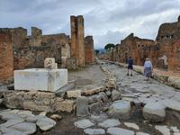 Italien, Pompej, Strassenkreuzung