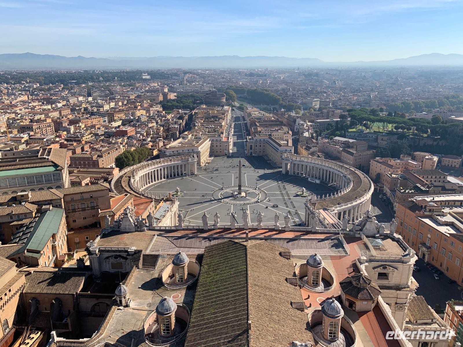 Vatikan - Blick auf den Petersplatz