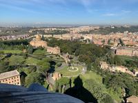 Vatikan - Blick auf die Vat. Gärten