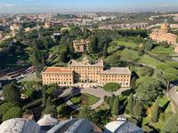 Vatikan - Blick auf die Vat. Gärten