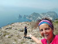 Wandern-Reiseleiterin Anna Maria mit Wandern-Reisebegleiter Benjamin