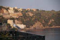 Sorrents Küste mit Möwe