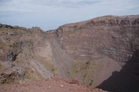 Blick in den Krater des Vesuv