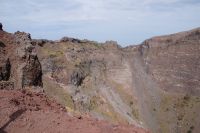 Blick in den Krater des Vesuv