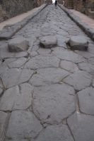 So ein antiker Zebrastreifen verlangt nach einer genormten Spurbreite der Räder von Karren und Wagen