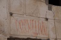Wahlwerbung in Pompei: hier wirbt ein Cornelius (Akkusativ Cornelium) für sich