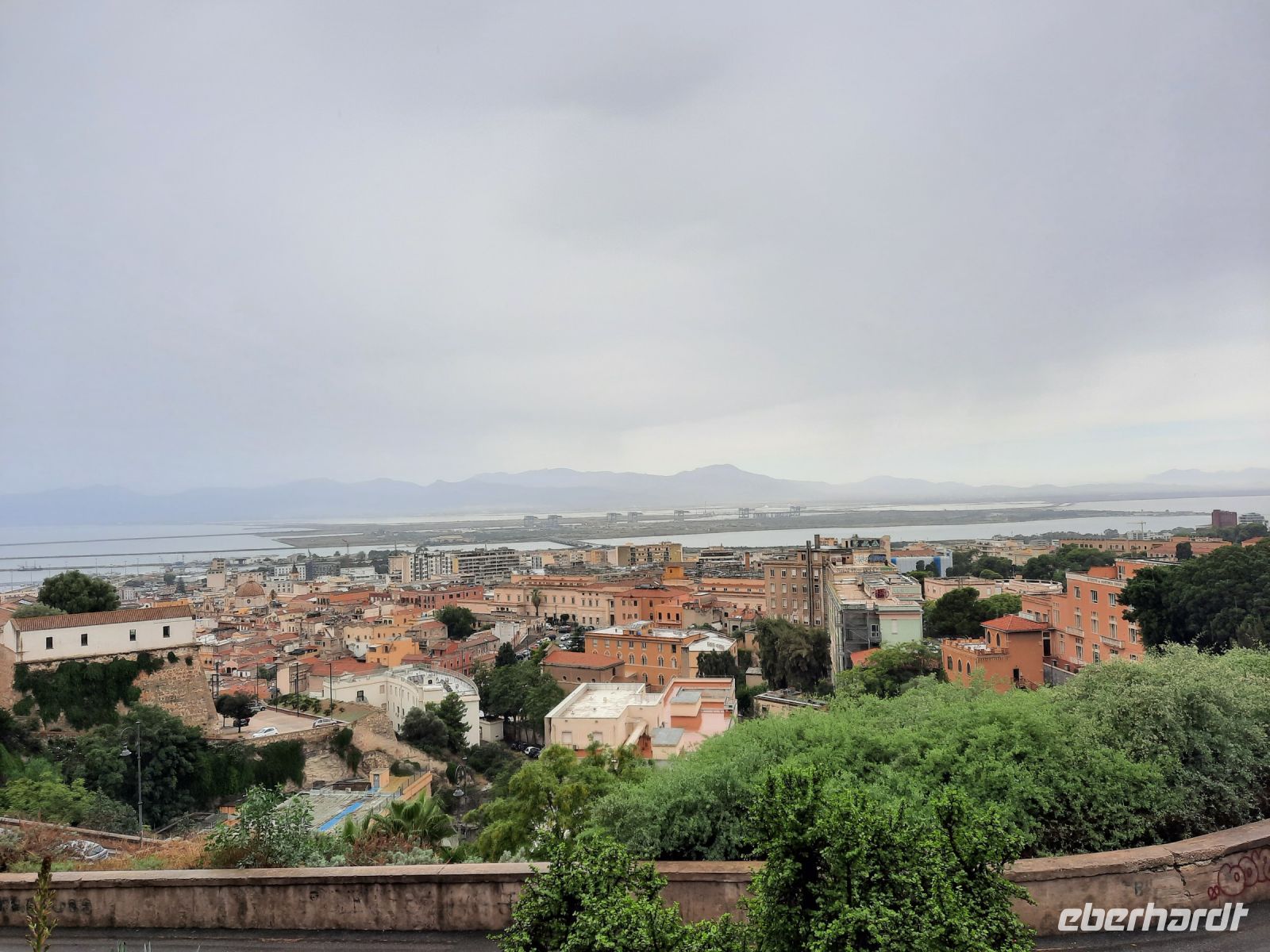 Cagliari - Ausblick von der Altstadt Castello