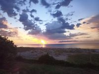 Sonnenaufgang am Hotel 