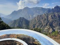 Fahrt oberhalb der Spelunca-Schlucht