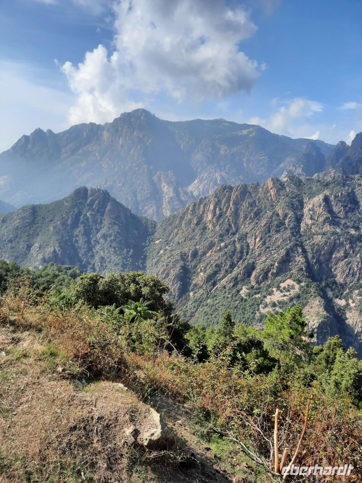 Fahrt oberhalb der Spelunca-Schlucht