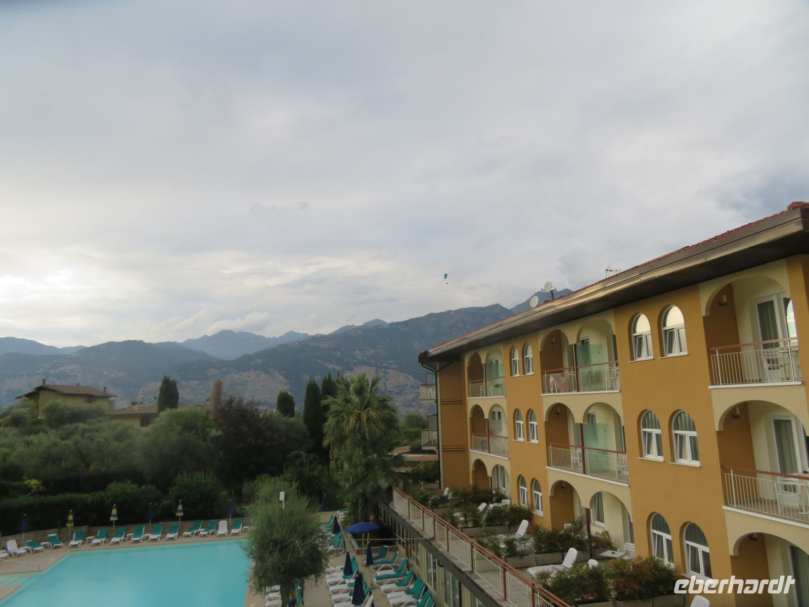 Blick vom Hotelbalkon