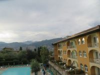 Blick vom Hotelbalkon