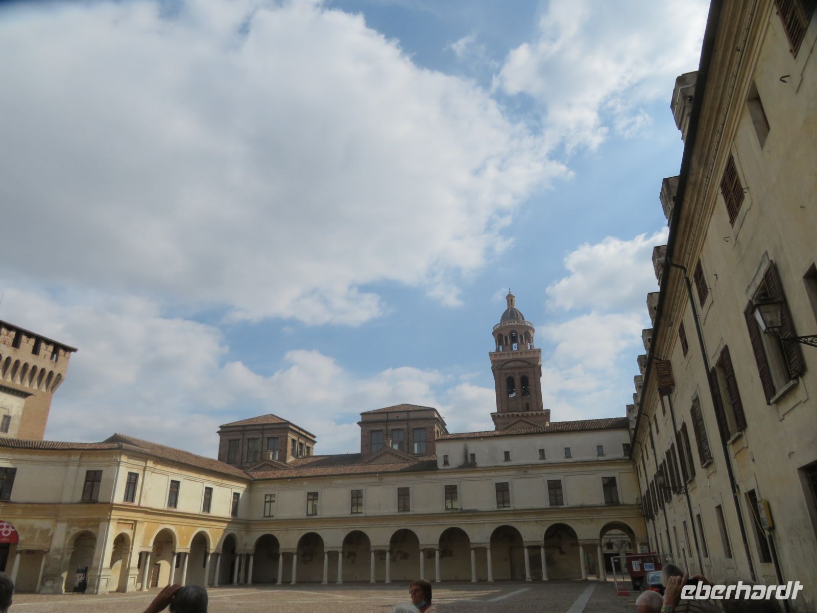 Innenhof des Palazzo in Mantua