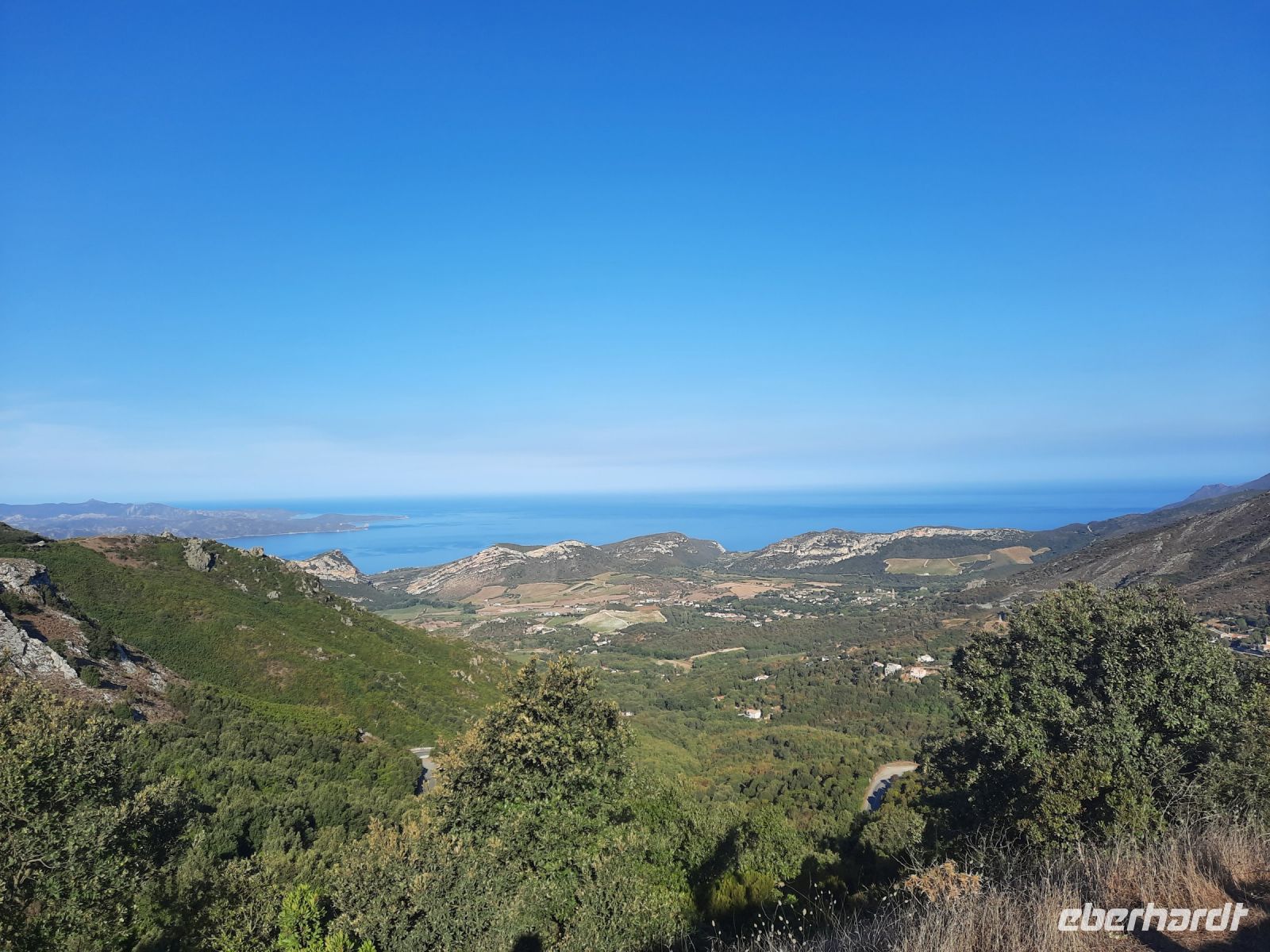 Col de Teghime - Blick zum Golf von Saint-Florent