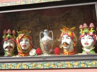  Keramik: legendäres sizilianisches Liebespaar