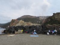  Vulcano: der schwarze Strand