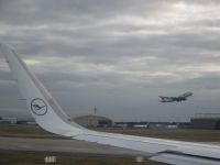 Abflug Frankfurt bei Regen