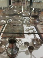 Neapel: Archäologisches Nationalmuseum: Silberschmuck aus dem Haus des Menandro in Pompeji