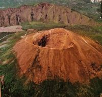 wir überfliegen den Vesuv
