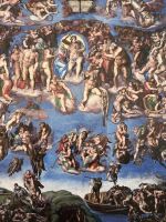 Jüngste Gericht aus Sixtinischer Kapelle hier von Plakatfoto