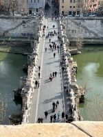 Blick von Engelsburg auf die Engelsbrücke