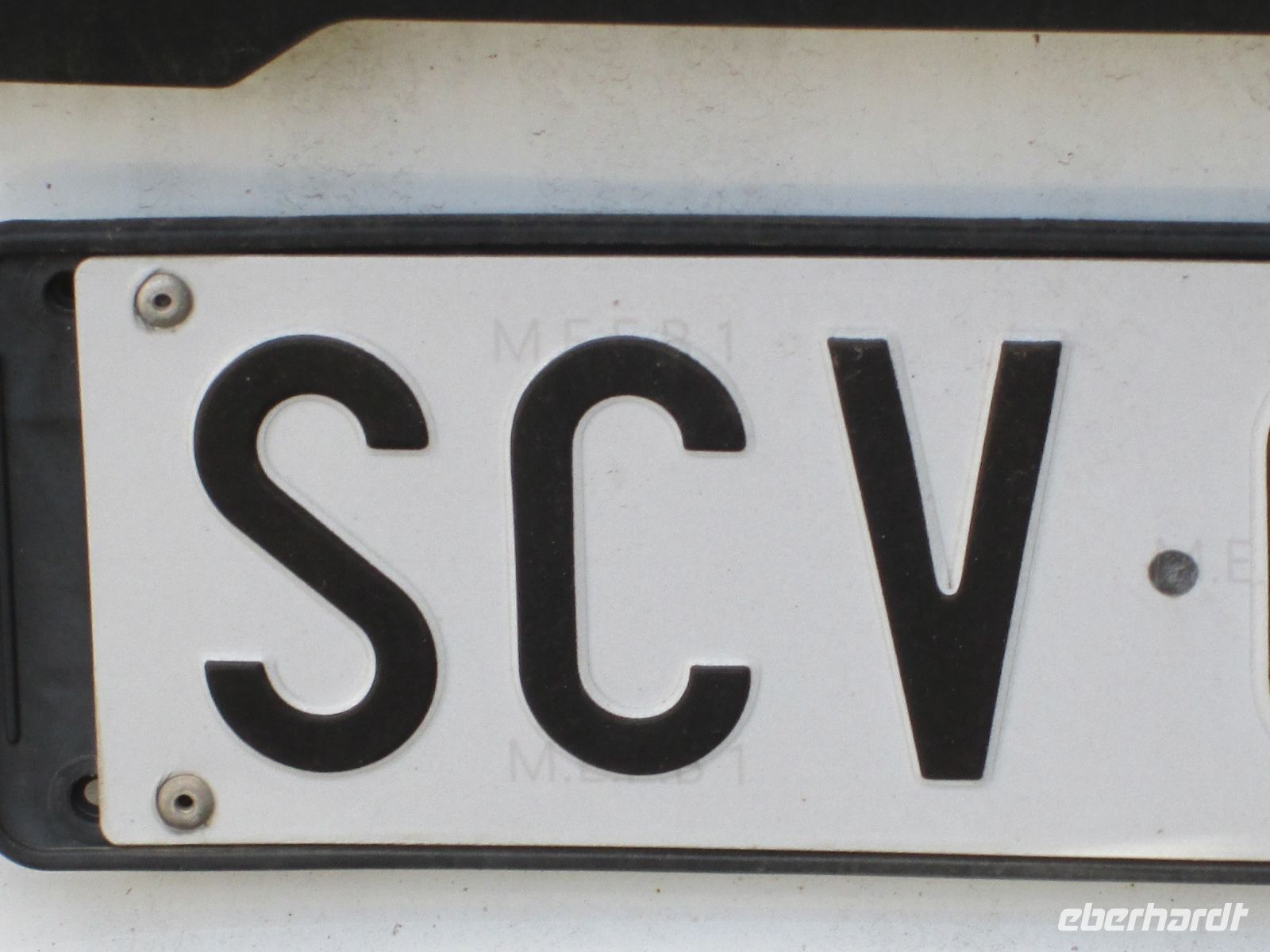 Autokennzeichen des Vatikanstaates: Stato  della Citta del Vaticano