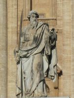 Heiliger Paulus am Eingang des Petersdomes