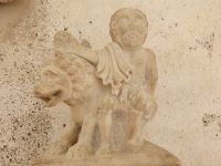 Amalfi, Kunstwerk am Kreuzgang