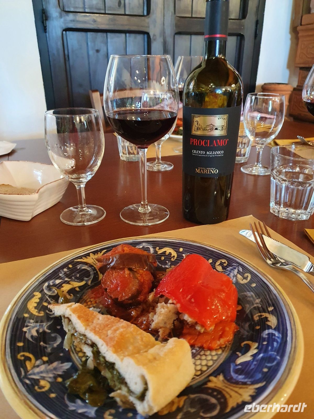 passend zum Rotwein....