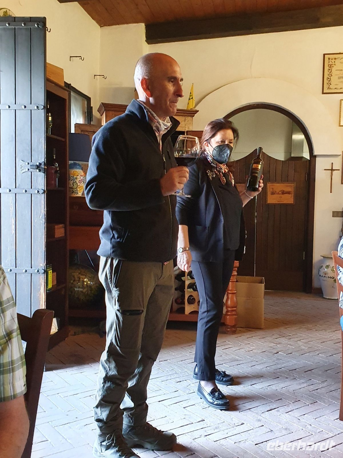 Angelo und Gastgeberin Frau Assunta