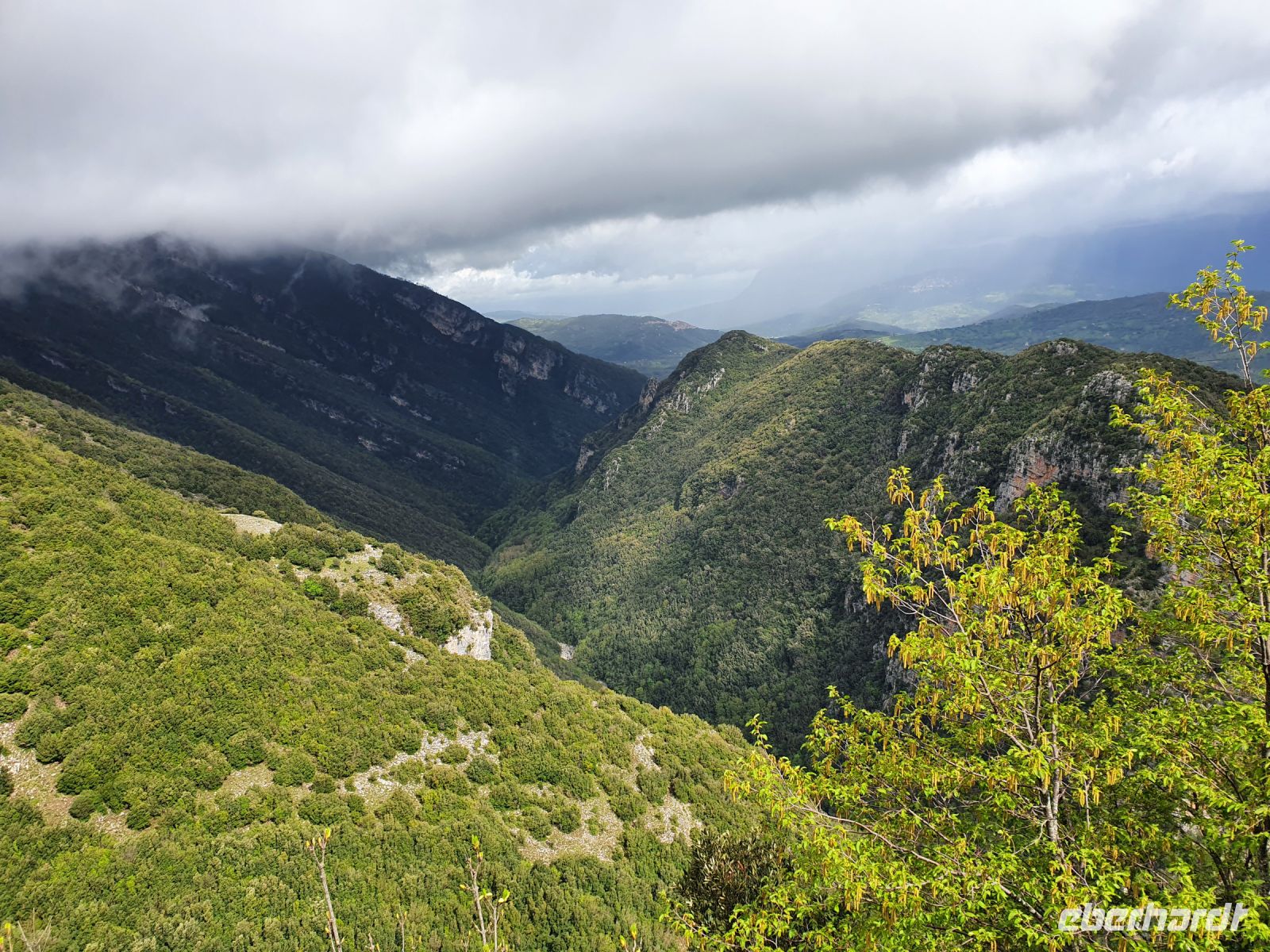 Blick in die Caloreschlucht