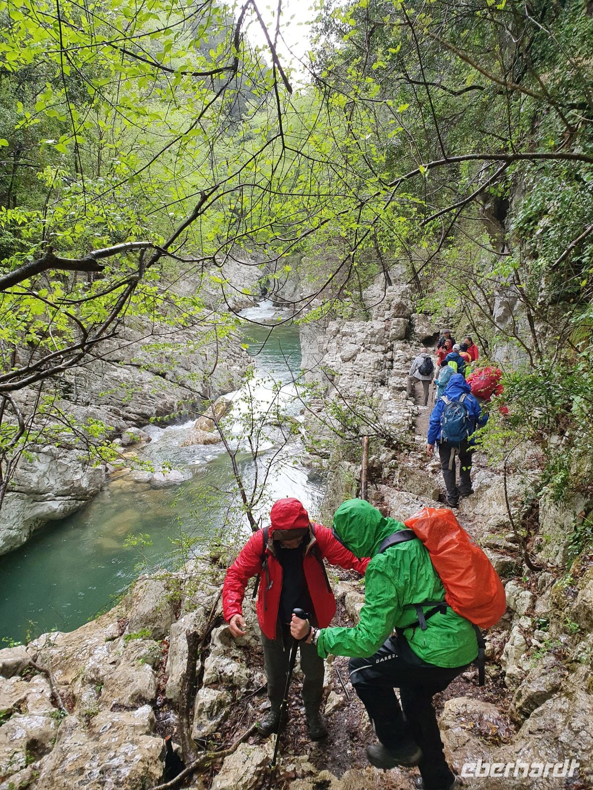 Wanderpassage Caloreschlucht