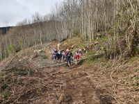 Abstieg vom Monte Stella