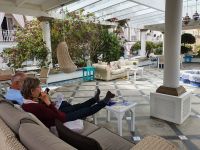 Warten auf die Abfahrt